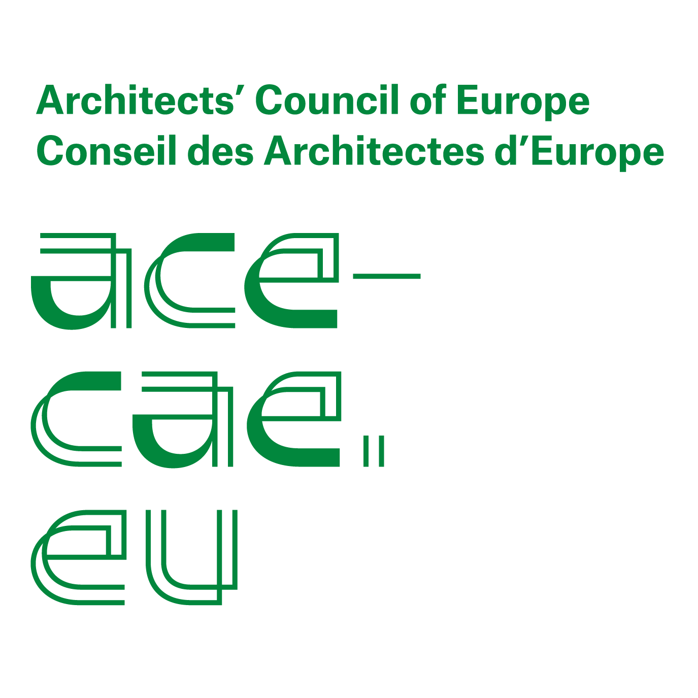 Logo Architects' Council of Europe - Conseil des Architectes d'Europe