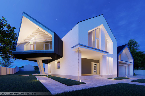 Strut_House2.jpg, © Golub Architects, Photographer: Golub Architects